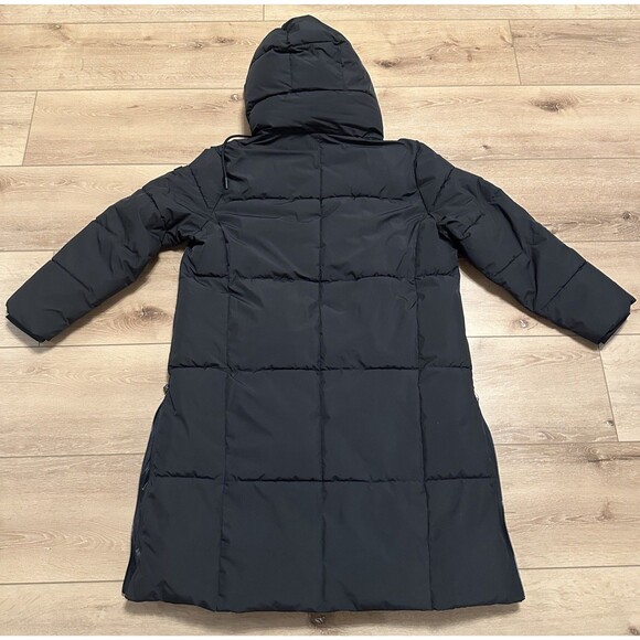 Women’s DKNY Heavy Puffer Parka Long Coat Jacket Black XL EUC! - Picture 5 of 15